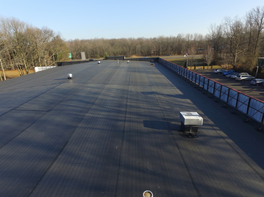 Metal Roof Retro Fit with Mechanically Fastened EPDM
